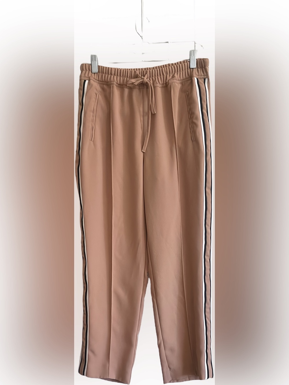 REISS Track Pants w/ Racer Stripe Detail